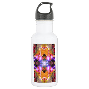 Abstract Flower 532 Ml Water Bottle