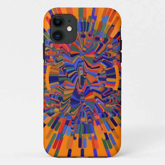 Abstract Flower Case-Mate iPhone Case (Back)