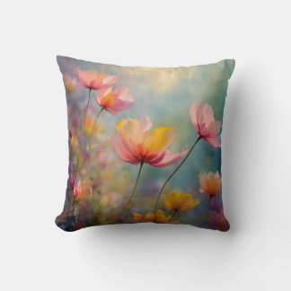Abstract flower cushion