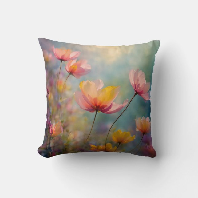 Abstract flower cushion (Front)