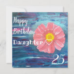 Abstract Flower Custom daughter Birthday Card<br><div class="desc">Abstract Green Flower Custom daughter  Birthday Card... ... ... ... ... ... ... ... ... ... ... Click on 'Personalize this template - Details' to personalize by Name,  age and update Greeting if desired. Name came used for Mom,  Sister,  daughter etc</div>