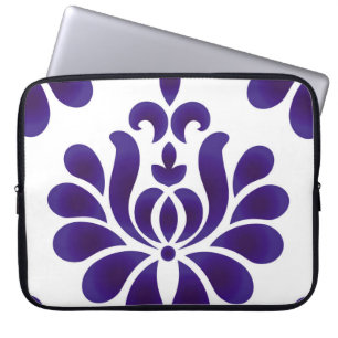 Abstract flower decorative ornament background dam laptop sleeve