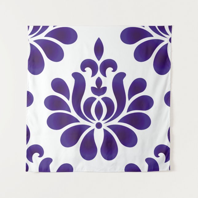 Abstract flower decorative ornament background dam tapestry (Front)