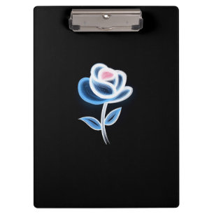 Abstract Flower Design Clipboard