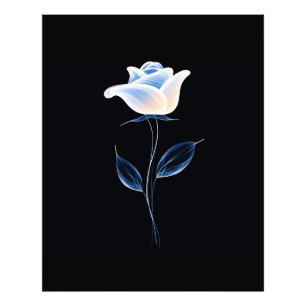 Abstract Flower Design Photo Print