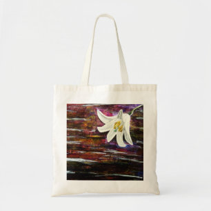 Abstract Flower Design Tote Bag