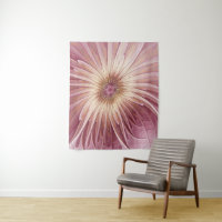 Abstract Flower Fractal Art & Shades of Burgundy