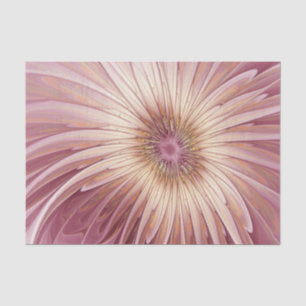 Abstract Flower Fractal Art & Shades of Burgundy Tissue Paper