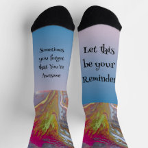 Abstract Flower in bright colours with message on 