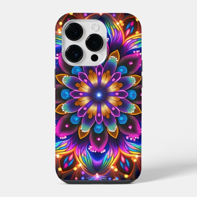 Abstract Flower iPhone Case (Back)