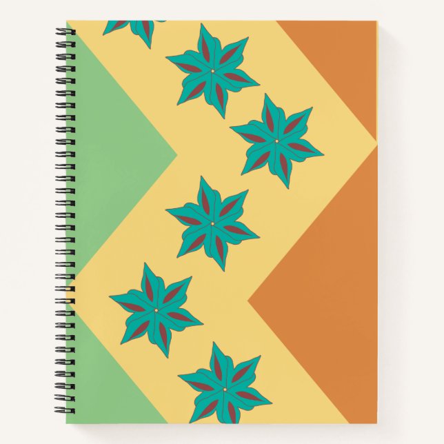 abstract flower notebook (Front)