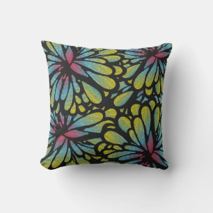 Abstract Flower Outdoor Cushion