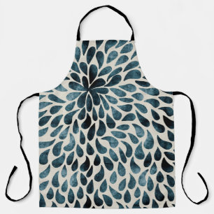 Abstract flower petals floral apron