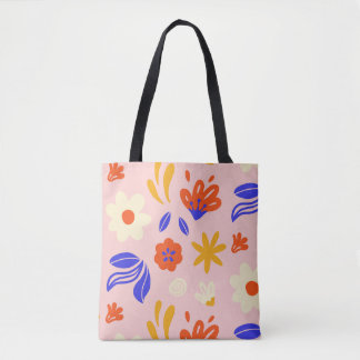 Abstract Flower Power Tote Bag