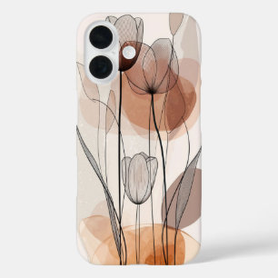 Abstract Flower Stack iPhone 16 Case