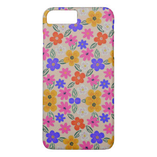 Abstract Flowers  iPhone 8 Plus/7 Plus Case