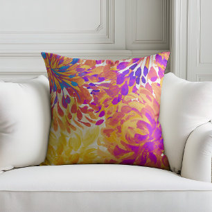 Abstract flowers  cushion