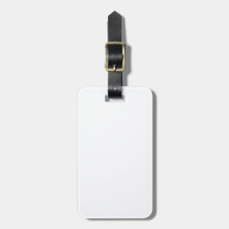 Abstract Flowers Kaleidescope Patterned Luggage Tag