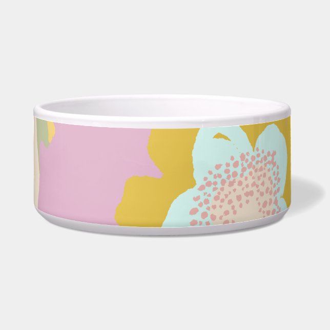 Abstract Flowers | Pastel Lilac Floral Pattern (Front)