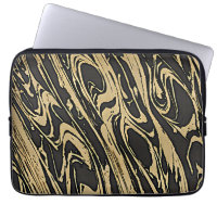 Abstract Fluid Art — Black Marble Effect