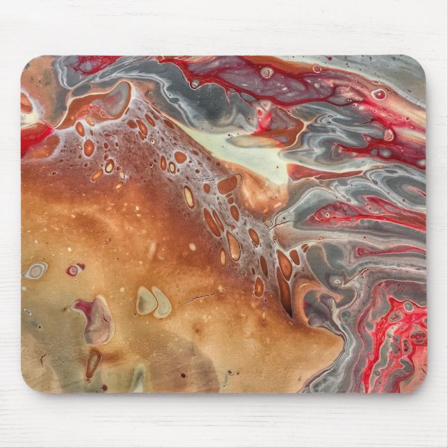 Abstract fluid art mouse pad (Front)