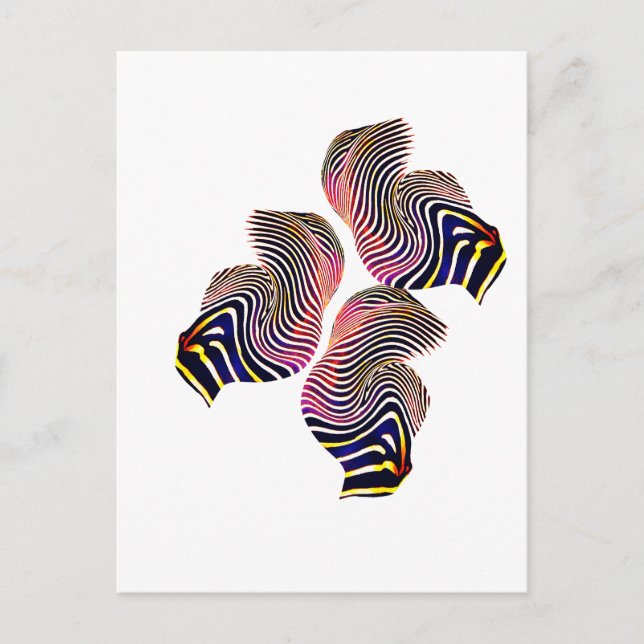 Abstract fluid postcard (Front)
