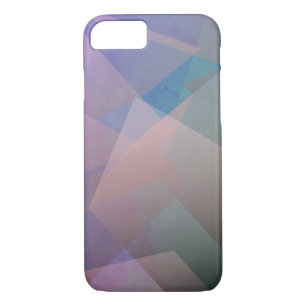 Abstract Flying Particles   Geometrical Shapes iPhone 8/7 Case
