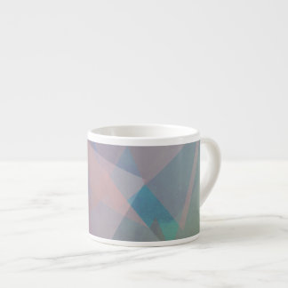 Abstract Flying Particles | Geometrical Shapes Espresso Cup