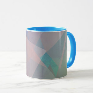 Abstract Flying Particles   Geometrical Shapes Mug
