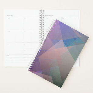Abstract Flying Particles Geometrical Shapes Planner