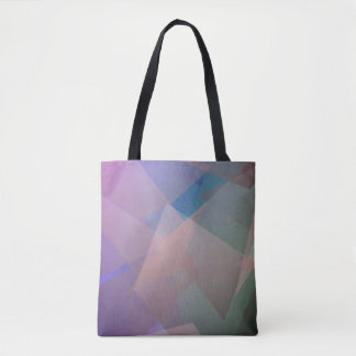 Abstract Flying Particles | Geometrical Shapes Tote Bag