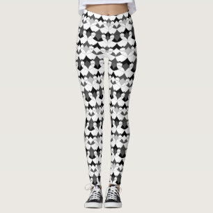 Abstract folk african ethno traditional native  leggings