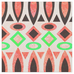 Abstract folk african ethno traditional native tri fabric