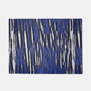 Abstract Forest Royale-Blue Doormat