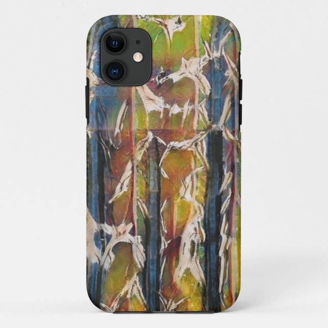 Abstract forest through the trees Case-Mate iPhone case (Back)