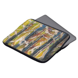 Abstract Forest through the trees Laptop Sleeve