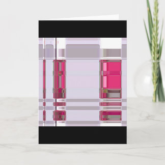 Abstract form 6b on 5 card