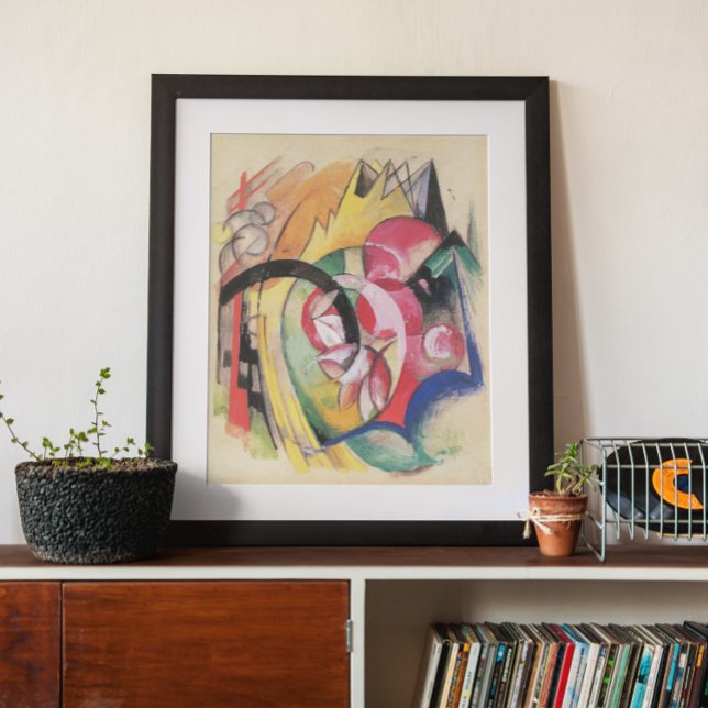 Abstract Forms (aka Colored Flowers) by Franz Marc Poster (Creator Uploaded)