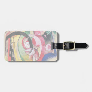 Abstract Forms (aka Coloured Flowers) by Franz Mar Luggage Tag