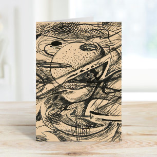 Abstract Forms   Rudolf Bauer Card