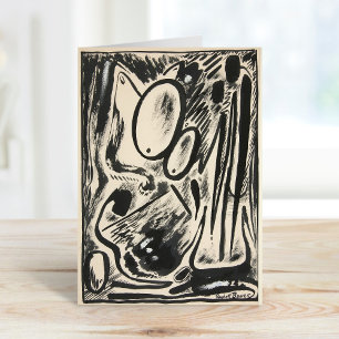 Abstract Forms   Rudolf Bauer Card