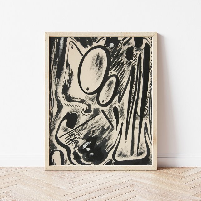 Abstract Forms | Rudolf Bauer Poster (Creator Uploaded)