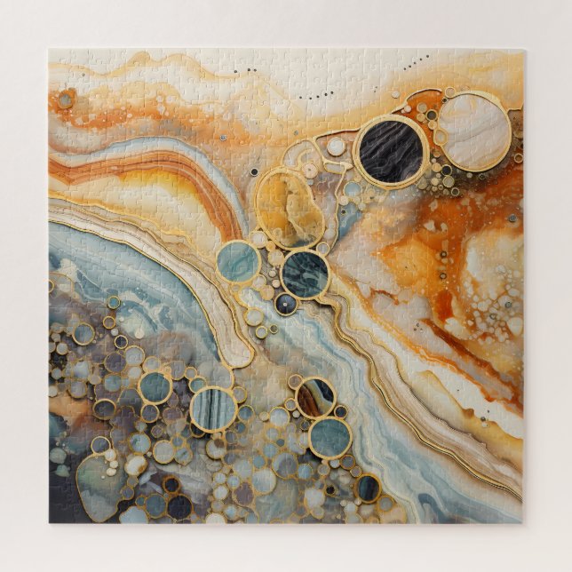 Abstract Fossil Puzzle (Vertical)