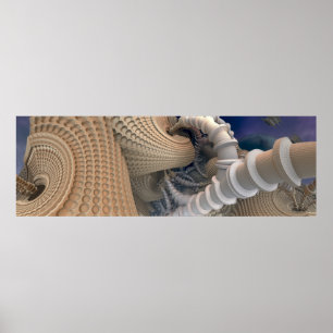 Abstract Fractal Artwork Wall Poster
