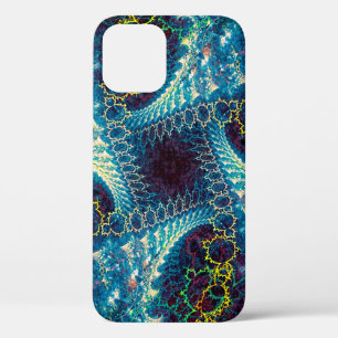 Abstract fractal background - computer-generated i iPhone 12 case