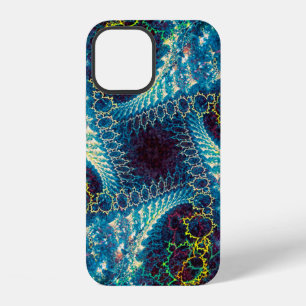 Abstract fractal background - computer-generated i iPhone 12 case