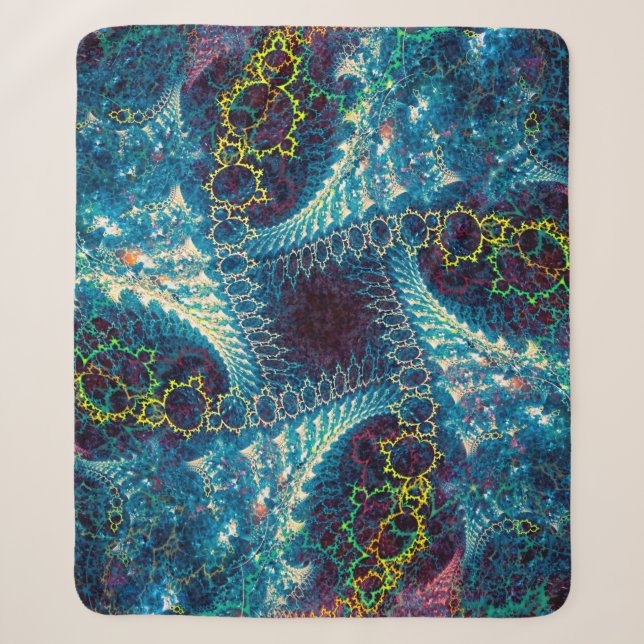 Abstract fractal background - computer-generated i sherpa blanket (Front)