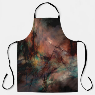 Abstract fractal digital apron