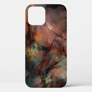 Abstract fractal digital iPhone 12 case