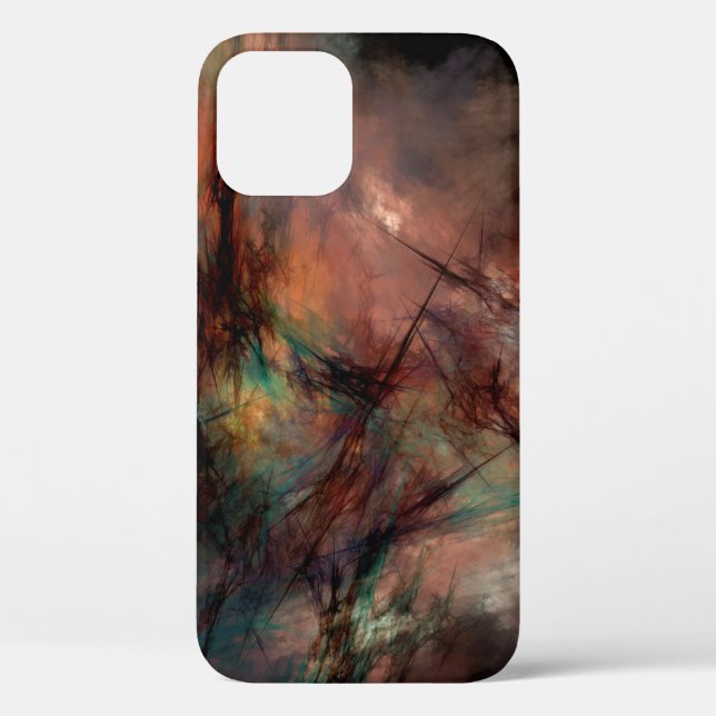 Abstract fractal digital Case-Mate iPhone case (Back)